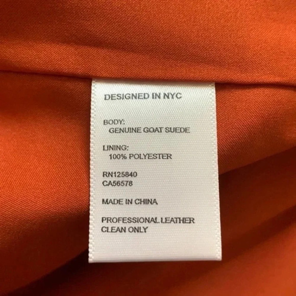 Fifth and Mode Revolve Marissa Genuine Suede Mini Dress in Coral Orange 4 - Picture 6 of 11